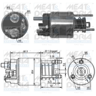 Solenoid Switch, starter